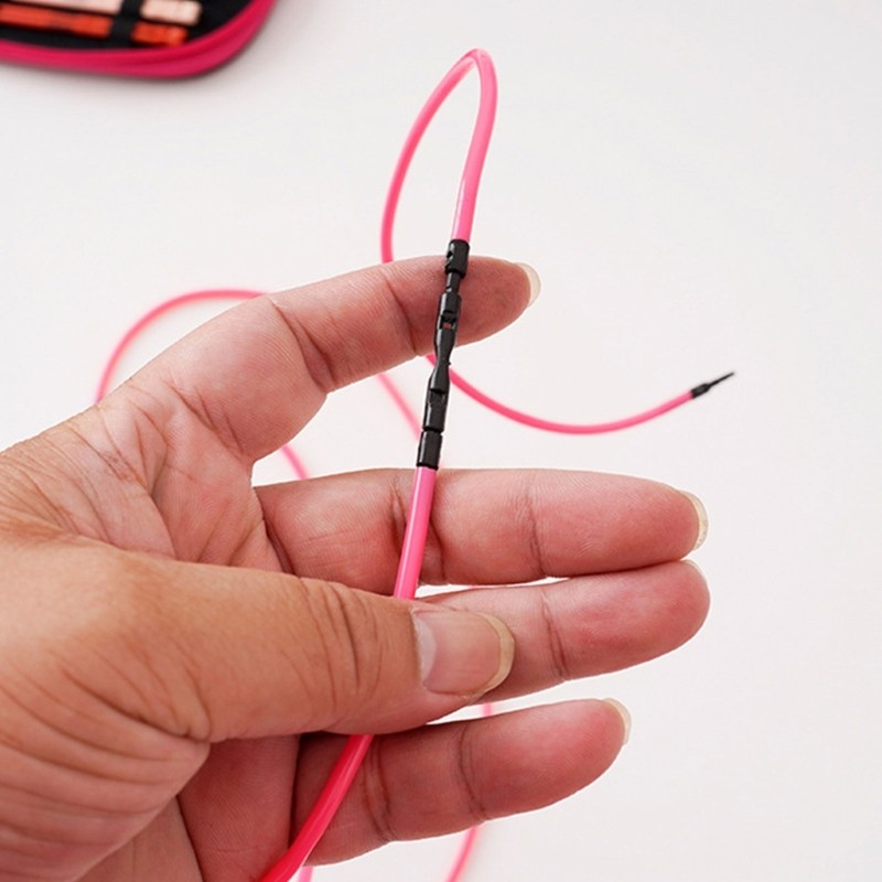 Circular Knitting Needle Set with Case, Interchangeable Knitting Needle Set