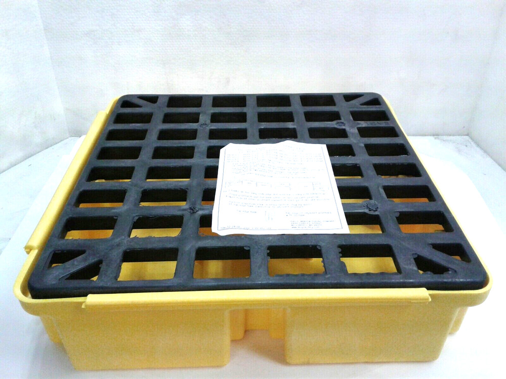 Eagle 1633 Modular Spill Containment Platform 15 Gal Capacity 1 Drum 2000 lbs