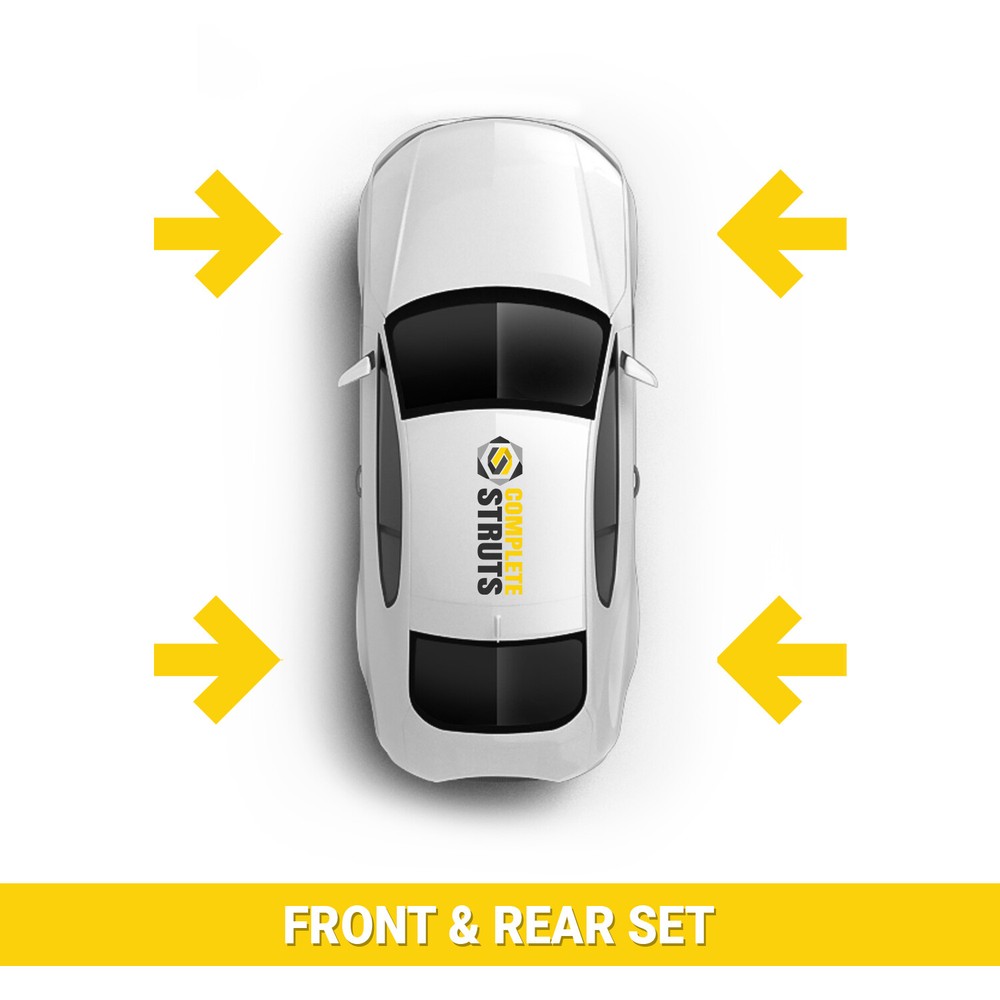 2018-2020 Ford Expedition Front & Rear Complete Struts & Coil Spring Assemblies