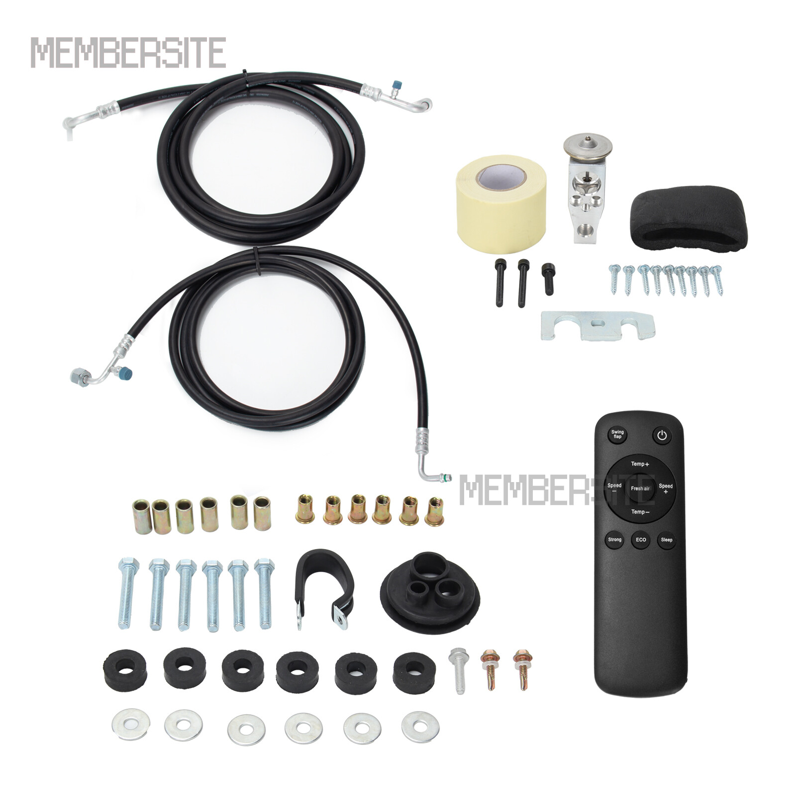 12000 BTU 12V Split AC Truck Cab Air Conditioner For Semi Trucks Bus RV Caravan