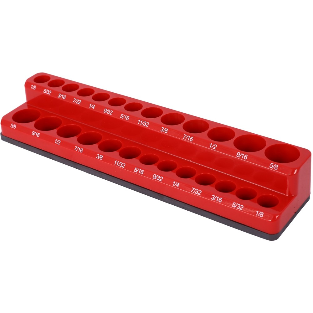 Magnetic Socket Organizer Set 68 Slots Socket Holder Set Includes 1/4" 3/8" 1/2"