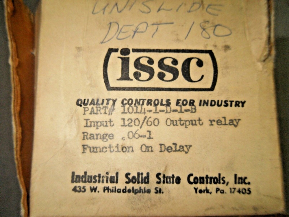 ISSC 1014-1-D-1-B Timer