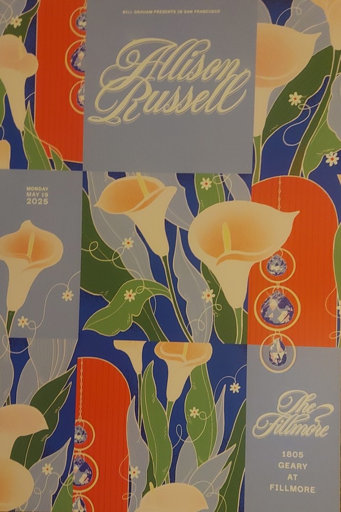 New Mint Original Allison Russelll  Fillmore Poster 2025