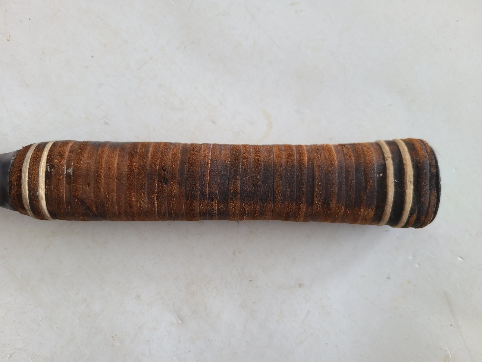 Estwing Curved Claw Hammer 16 oz Stacked Leather Handle 12 3/8" Vintage USA Made