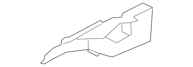 Genuine GM Passenger Side Front Compartment Inner Side Rail 12373338