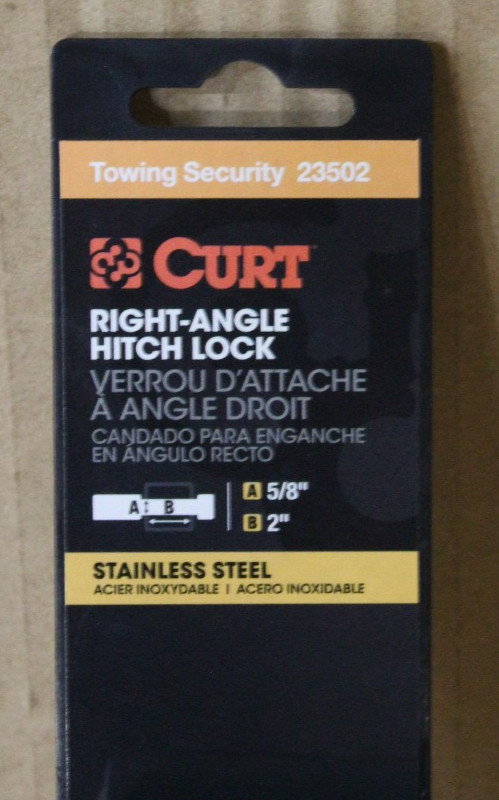 CURT 23502 RIGHT ANGLE HITCH LOCK