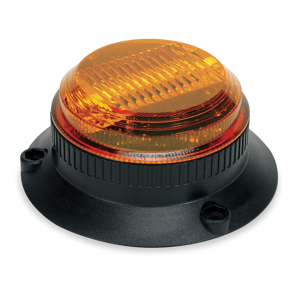 GRAINGER APPROVED 2ERT4 Warning Light,Strobe,Amber,12 to 80VDC 2ERT4