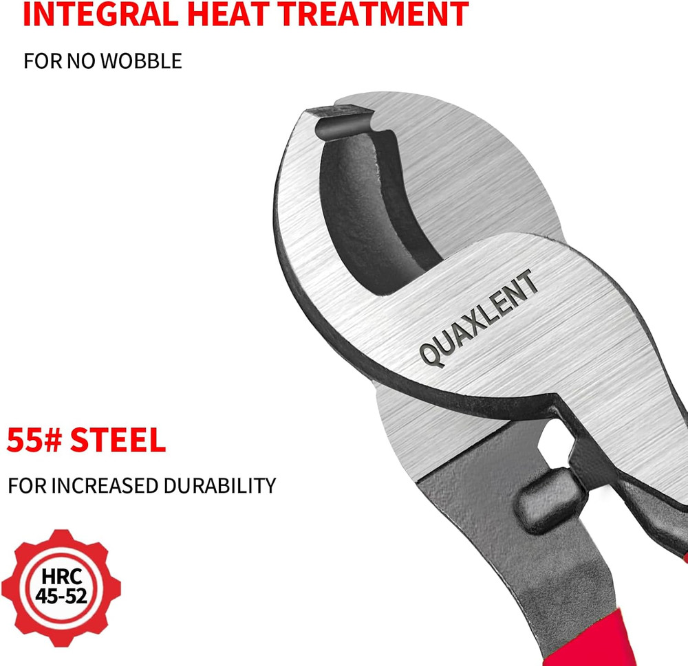 10 Inch Large Cable Cutter Heavy Duty High Leverage Big Wire Cutting Plier Tool