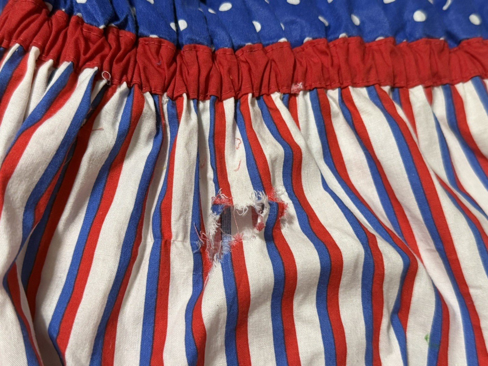 Vintage Costumes by BETTY Clown Adult Pants XL Stripes Polka Dots USA Made