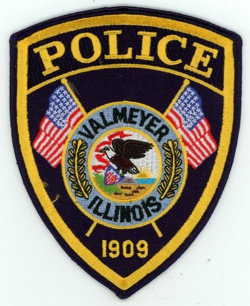 ILLINOIS IL VALMEYER POLICE NICE SHOULDER PATCH SHERIFF