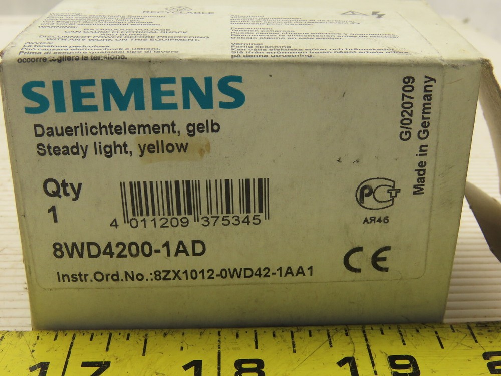 Siemens 8WD4200-1AD Stack Light Element Amber