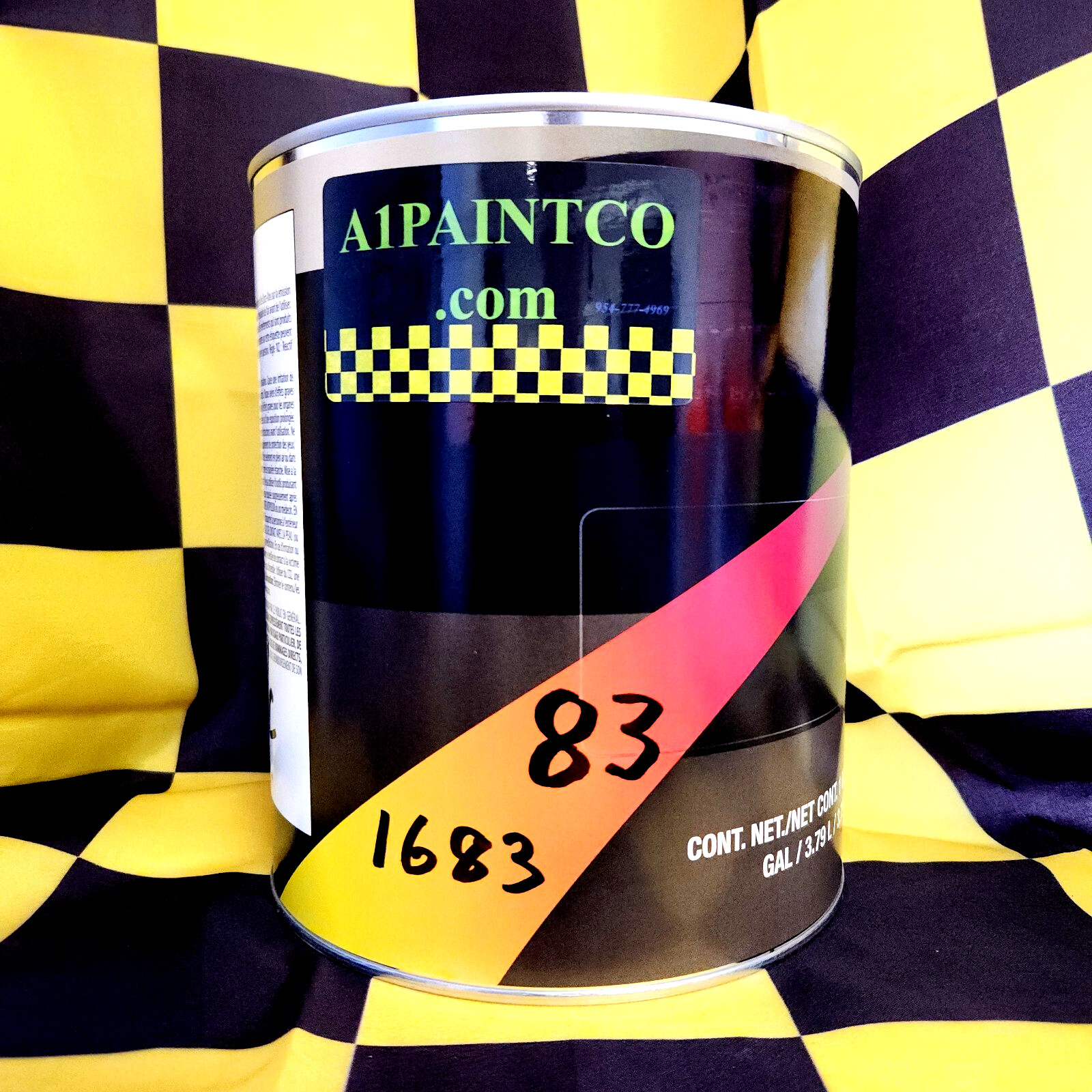 Black Basecoat Toner #83 A1PAINTCO® Paint replaces PPG Deltron DMD1683 -GALLON