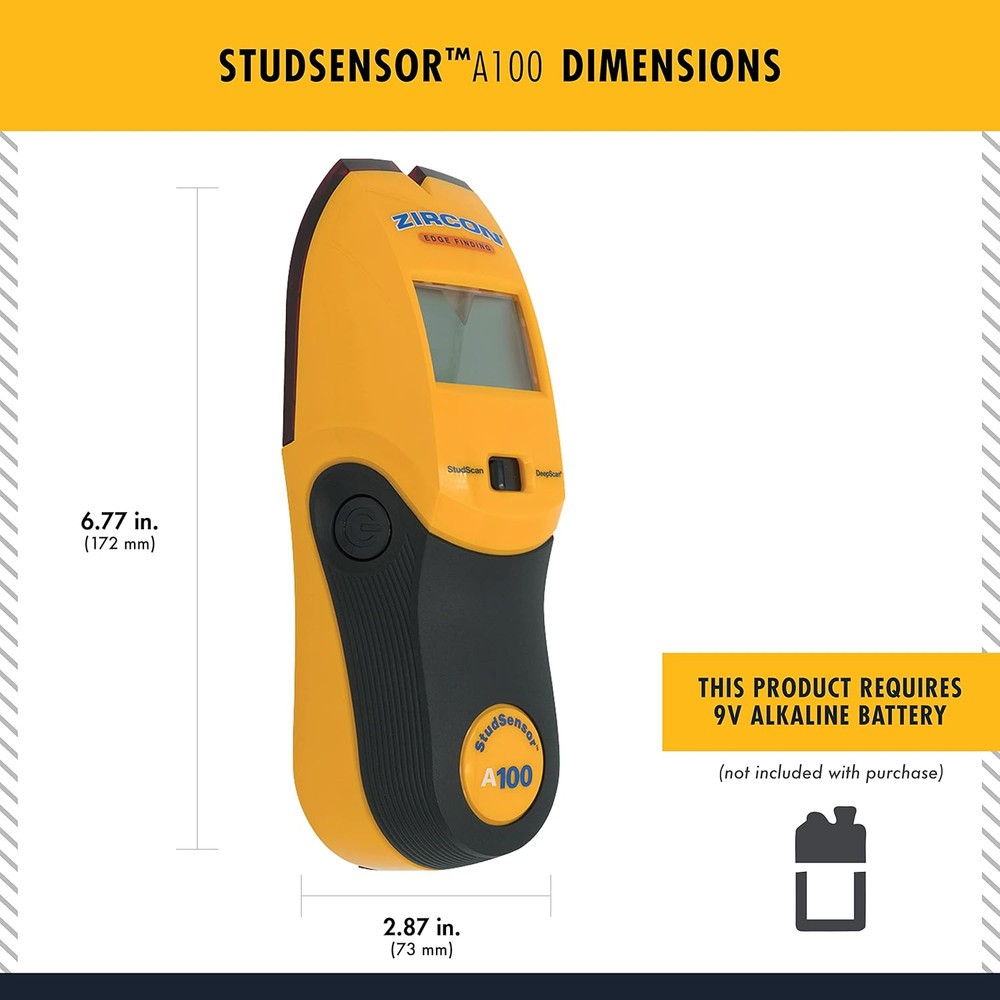 Studsensor A100 Stud Finder and Wall Scanner – Edge Locating Stud Detector with
