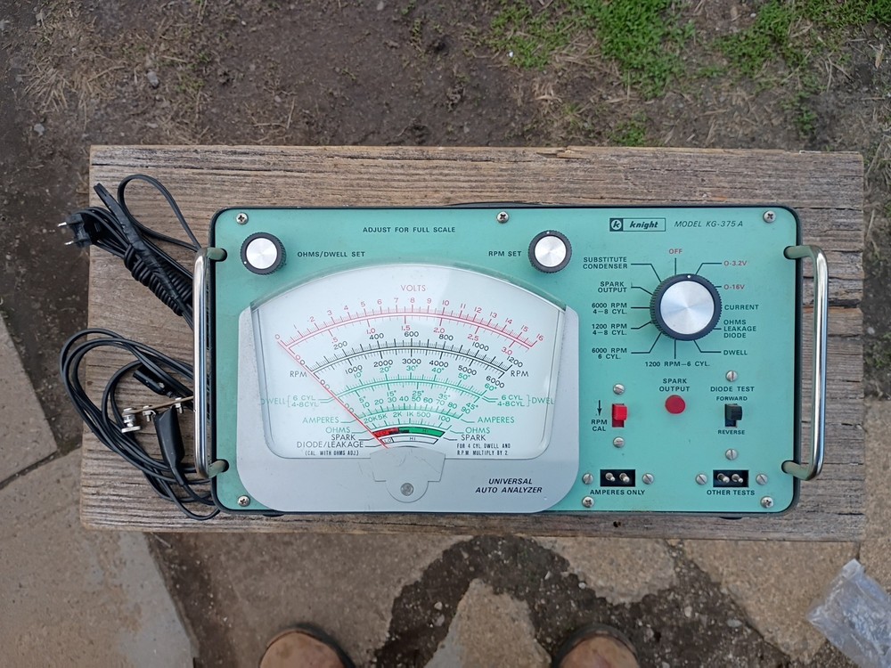 Vintage Knight Model KG-375A Universal Auto Analyzer UNTESTED
