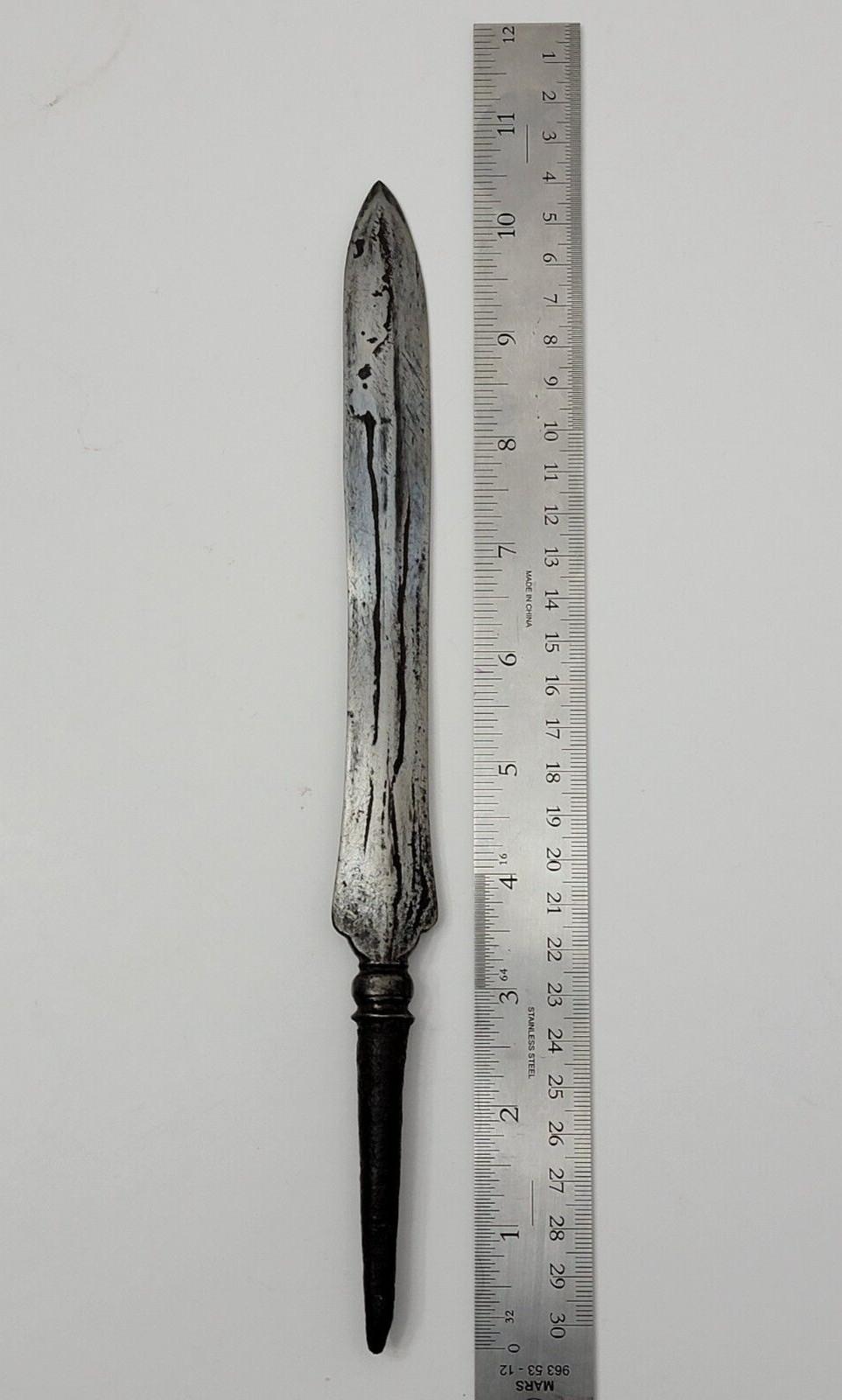 Antique Indonesian Java Ethnic Tombak Spear Head E288