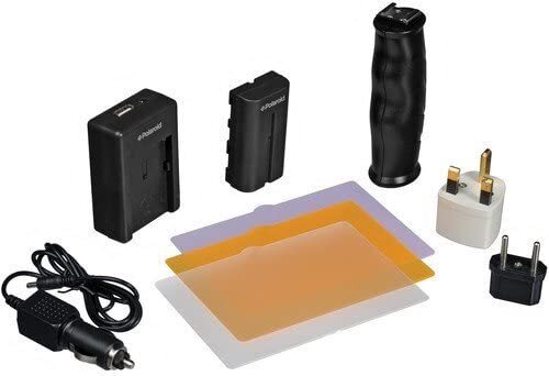 Polaroid High Powered LED Light, Variable Dimmable Light with Carrying Case