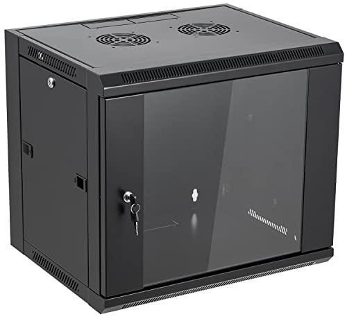 9U Wall Mount Server Cabinet 19" Network Rack Locking Door
