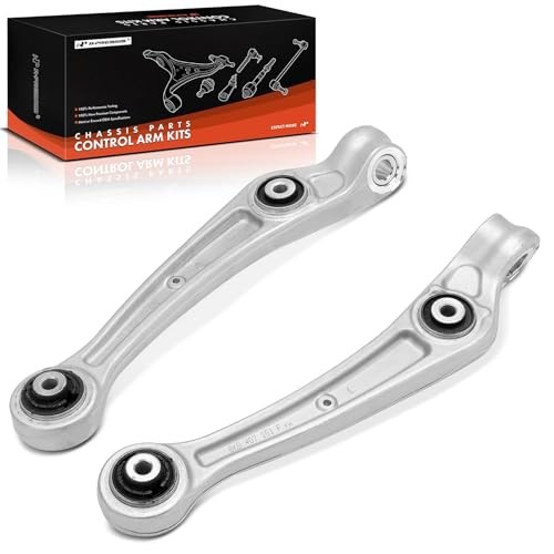 2 x Front Forward Lower Control Arm, with Bushing, Compatible with Audi A4,