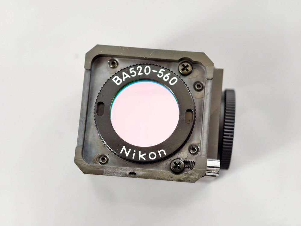 Nikon B-2E Microscope Fluorescence Filter Cube FITC Optiphot Diaphot Labophot