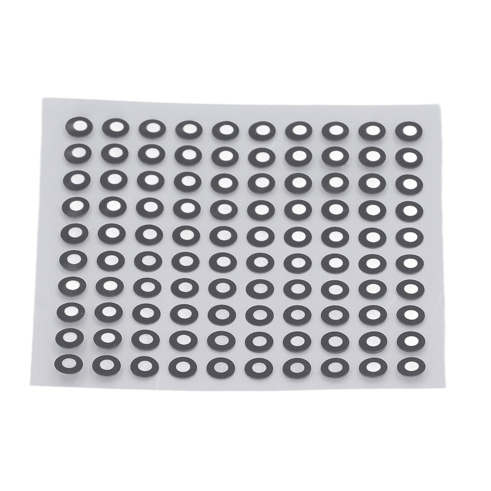 3 Sheets 3D Scanning Reflective Reference Marking Point 3mm ID 6mm OD Accessory