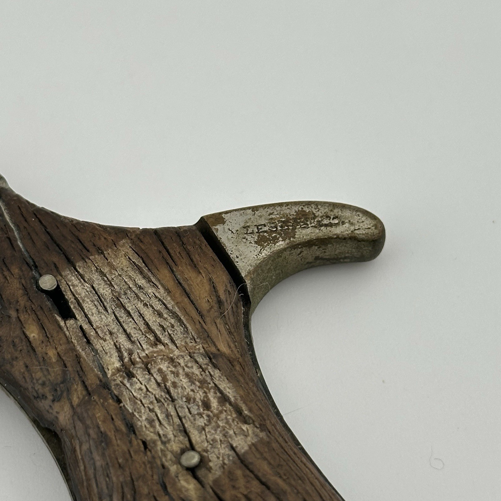 Antique 1800s US Civil War Era Leslie & Co Surgeon Amputation Bone Saw Doctor