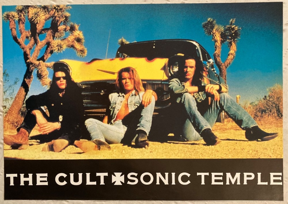 The Cult 1989 Poster Sonic Temple R