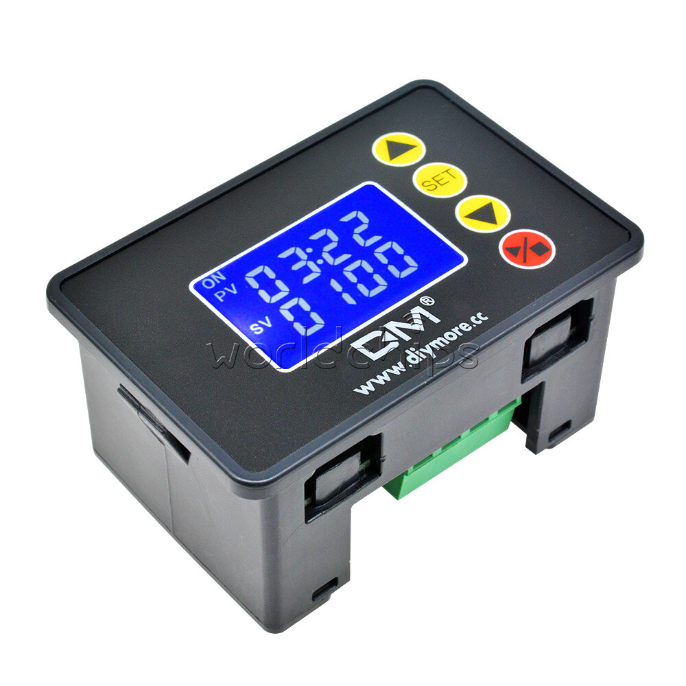 AC110~220V 1.37"LCD Microcomputer Time Controller Timing Module 10A 0000~9999S