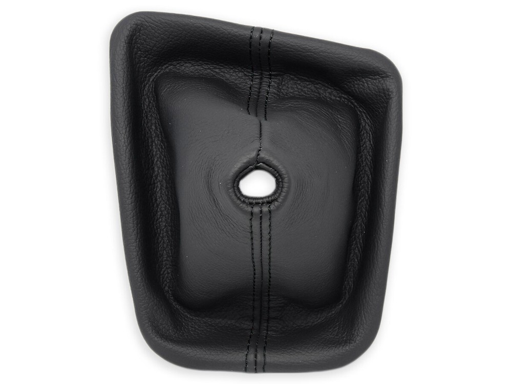 FOR BMW E46 GEAR SHIFT BOOT GAITER LEATHER STITCHING BLACK + FRAME