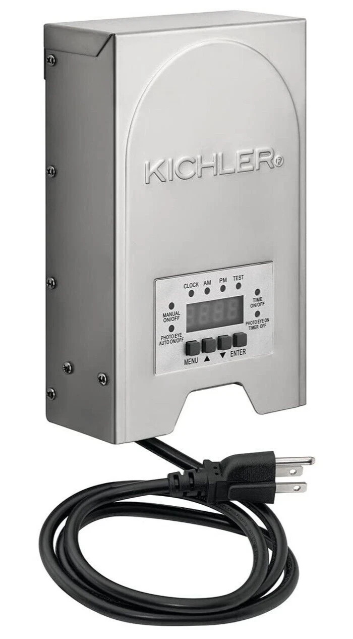Kichler 12217 Programmable 200W 12V/15V Multi-Tap Landscape Lighting Transformer