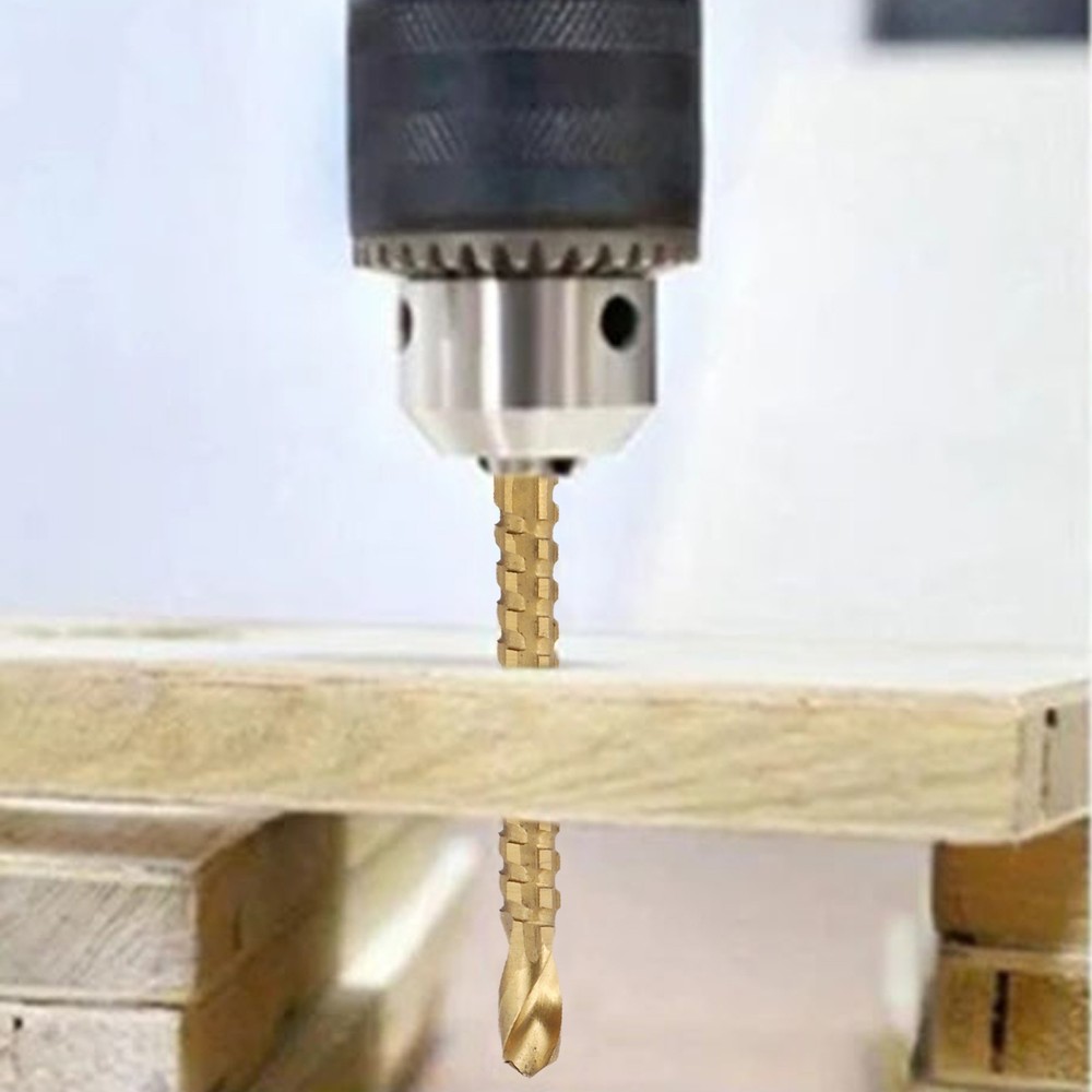 Functional HSS Drill Bits Set for Wood Metal Plastic 6 Sizes for All Users