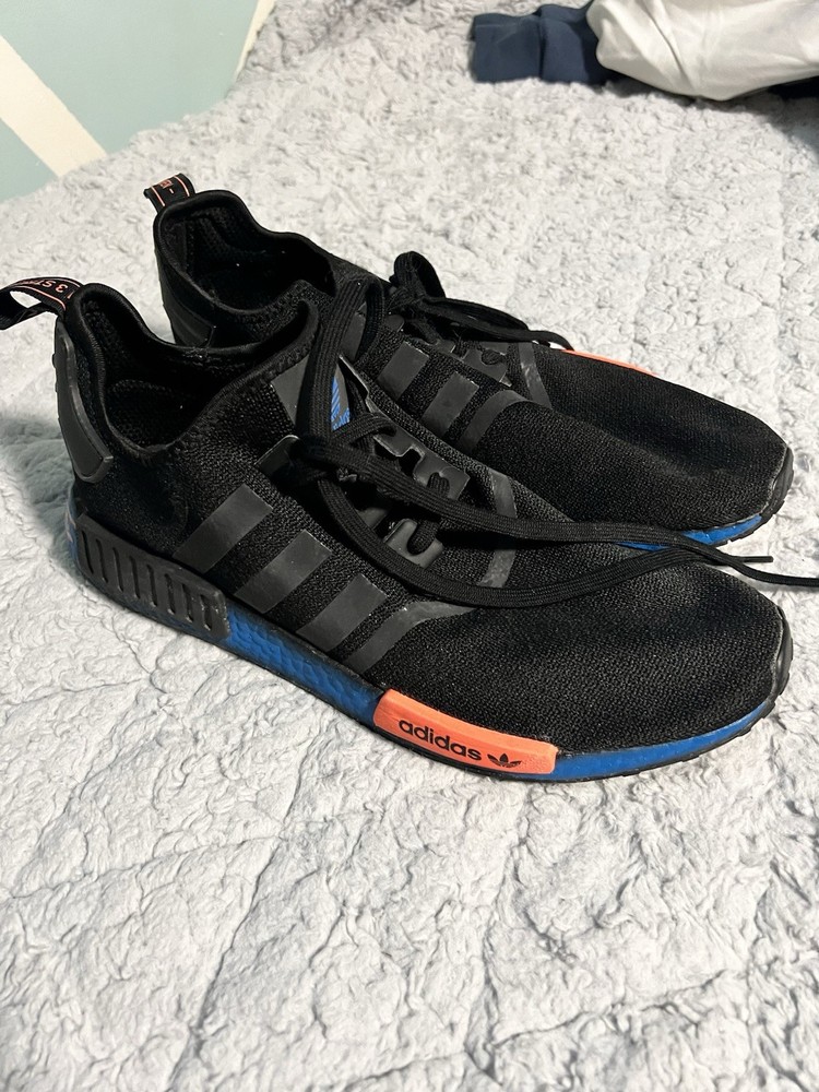Adidas NMD R1 Graffiti Black Bluebird Size 13