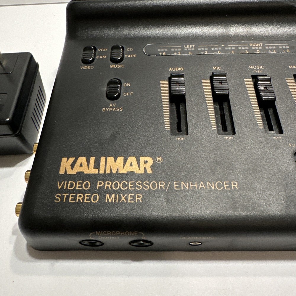 Kalimar Video Processor/Enhancer Stereo Mixer RARE Tested