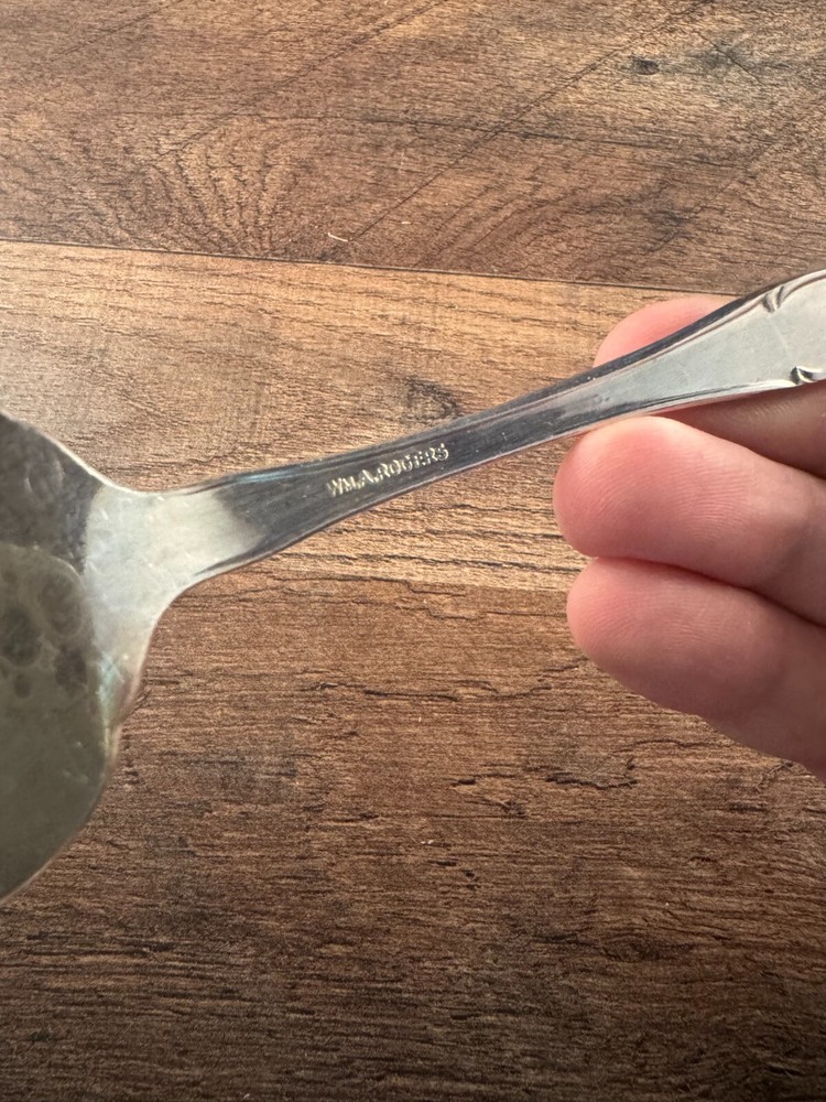 Wm A Rogers Silverplated Cake Pie Server Eastern Star