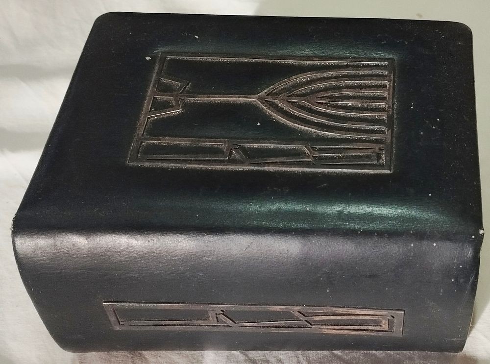 MODERNIST JUDAUCA BIBLE COVER attr. to LUDWIG WOLPERT JUDAICA