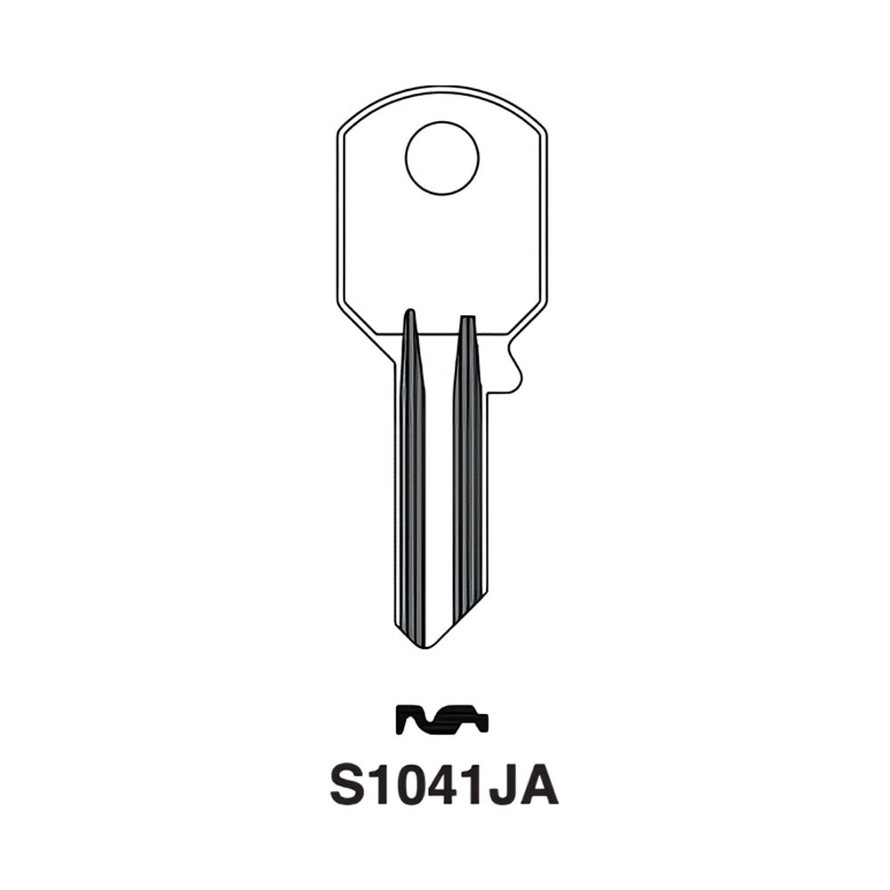 S1041JA Key Blank Nickel
