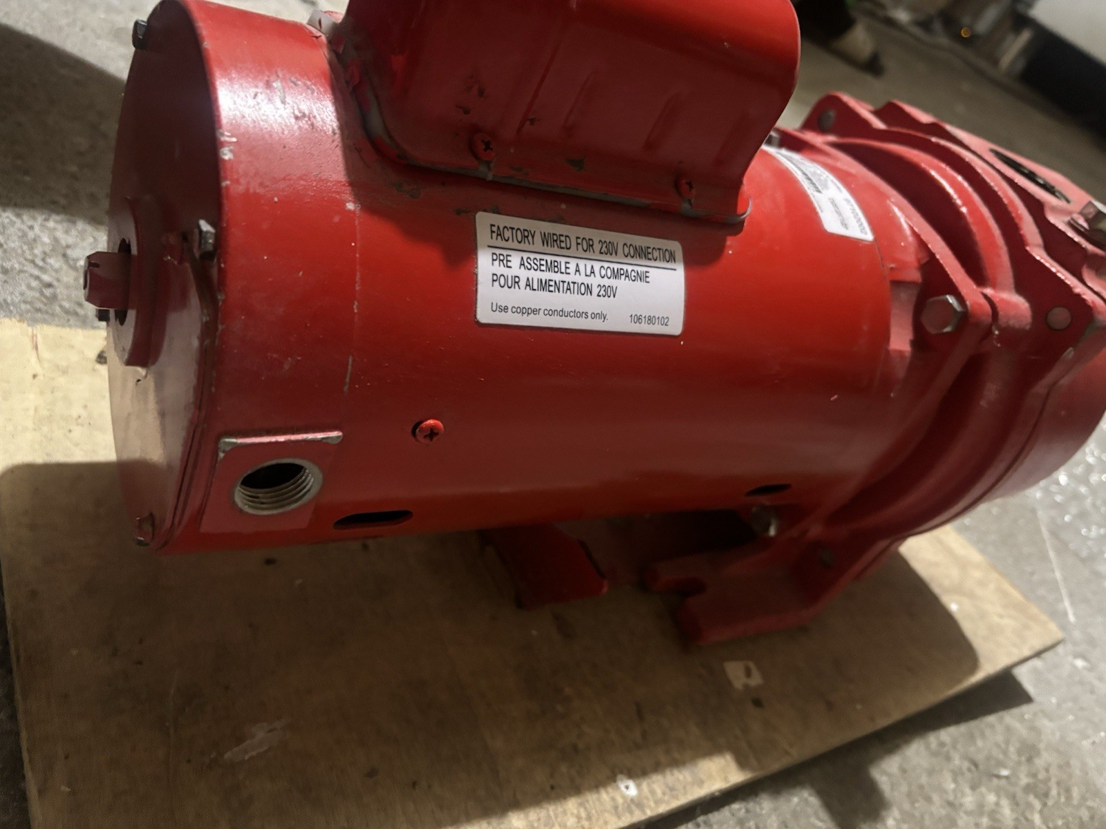 Red Lion Sprinkler Pump RL-SPRK200-BR Sprinkler Pump 2.0 HP *UNTESTED*