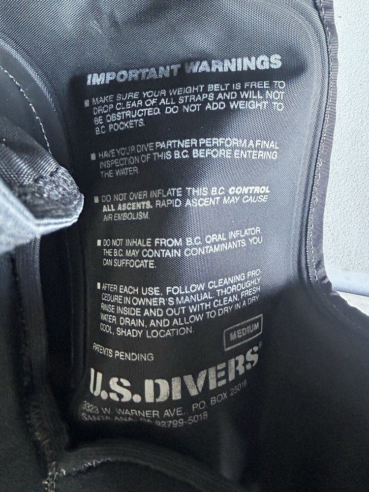 Scuba Gear With Bag & Accessories