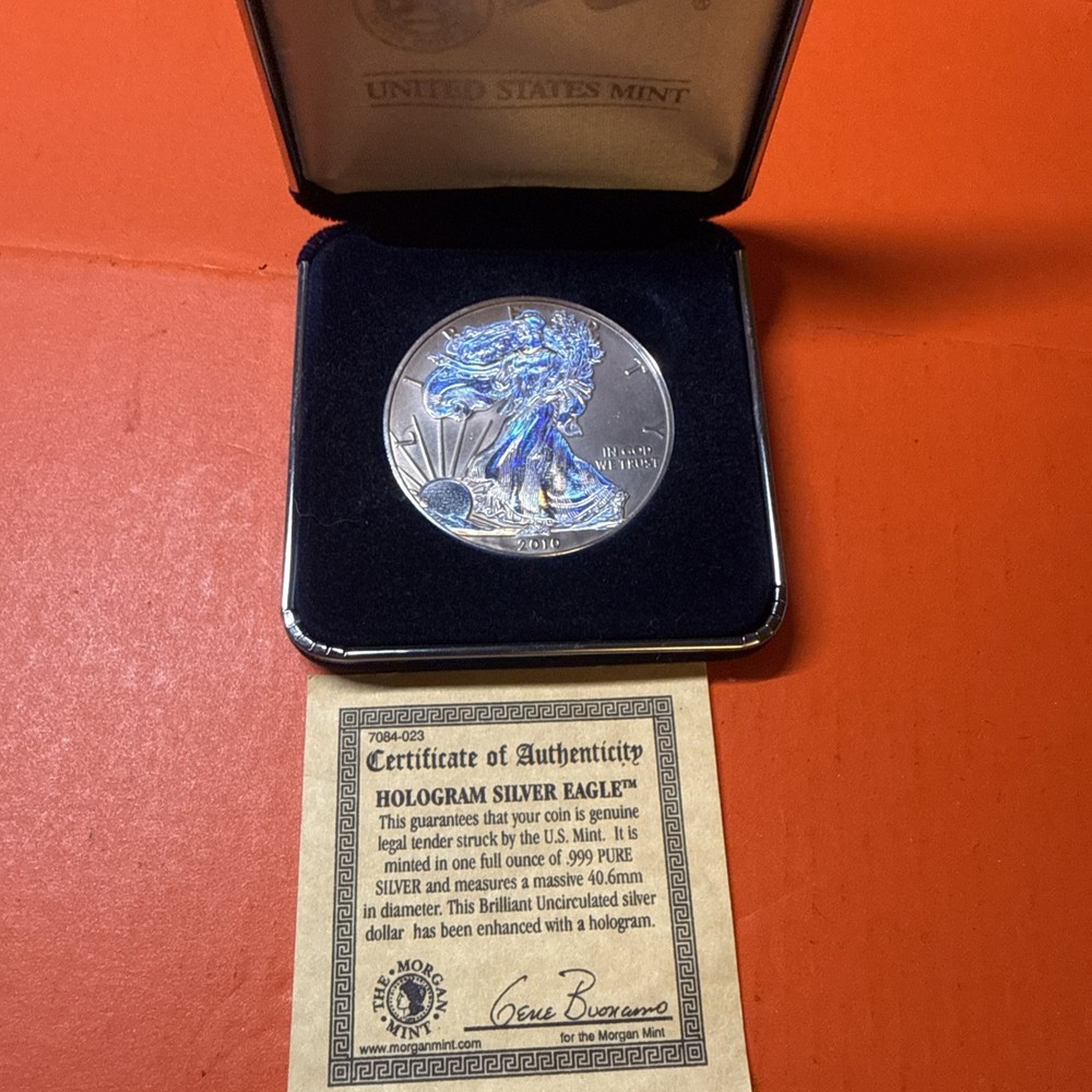 United States 2010 Silver Hologram Eagle