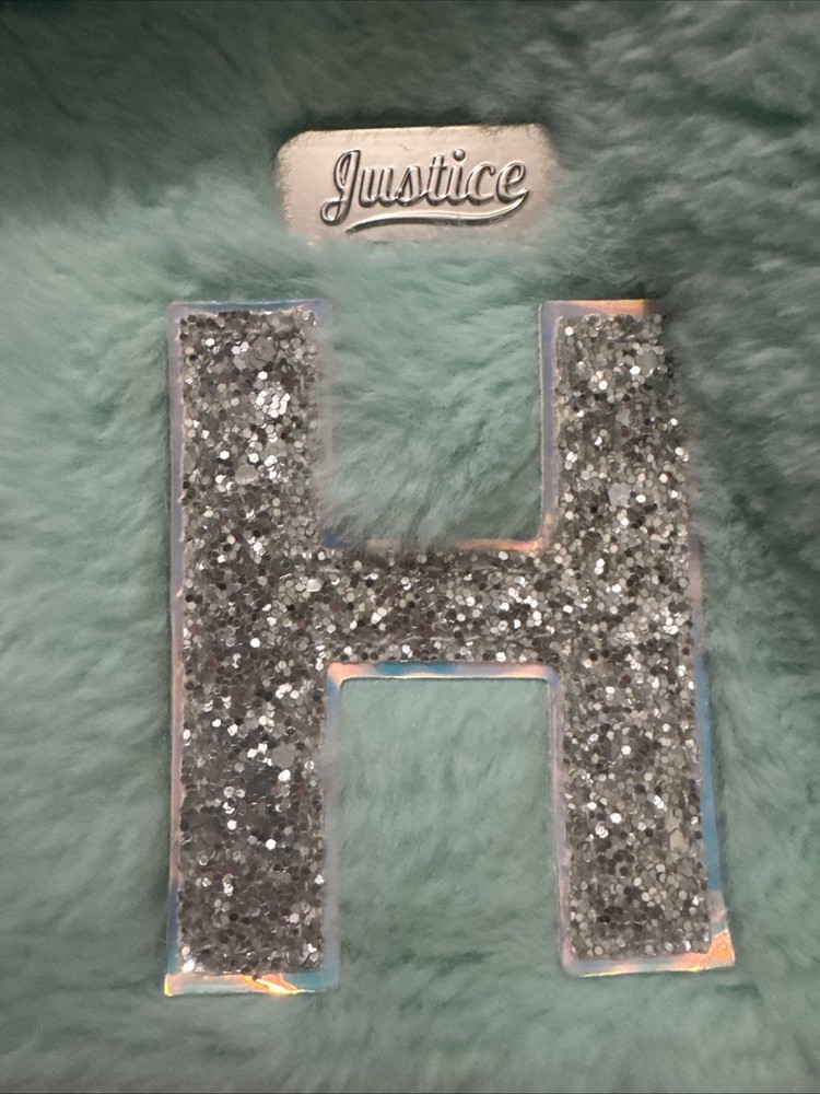 Justice Glitter Kitty Mini Backpack Initial H