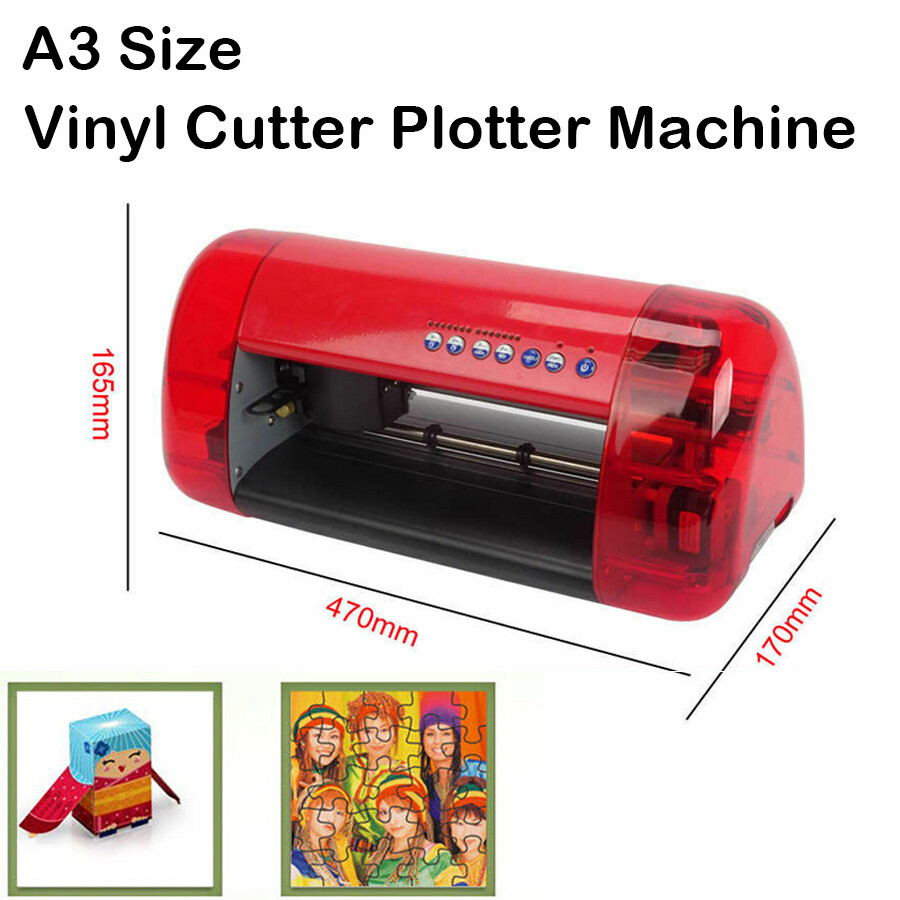 A3 Sign Vinyl Cutter Plotter Machine with Contour Cut Function Card Stickers Cut