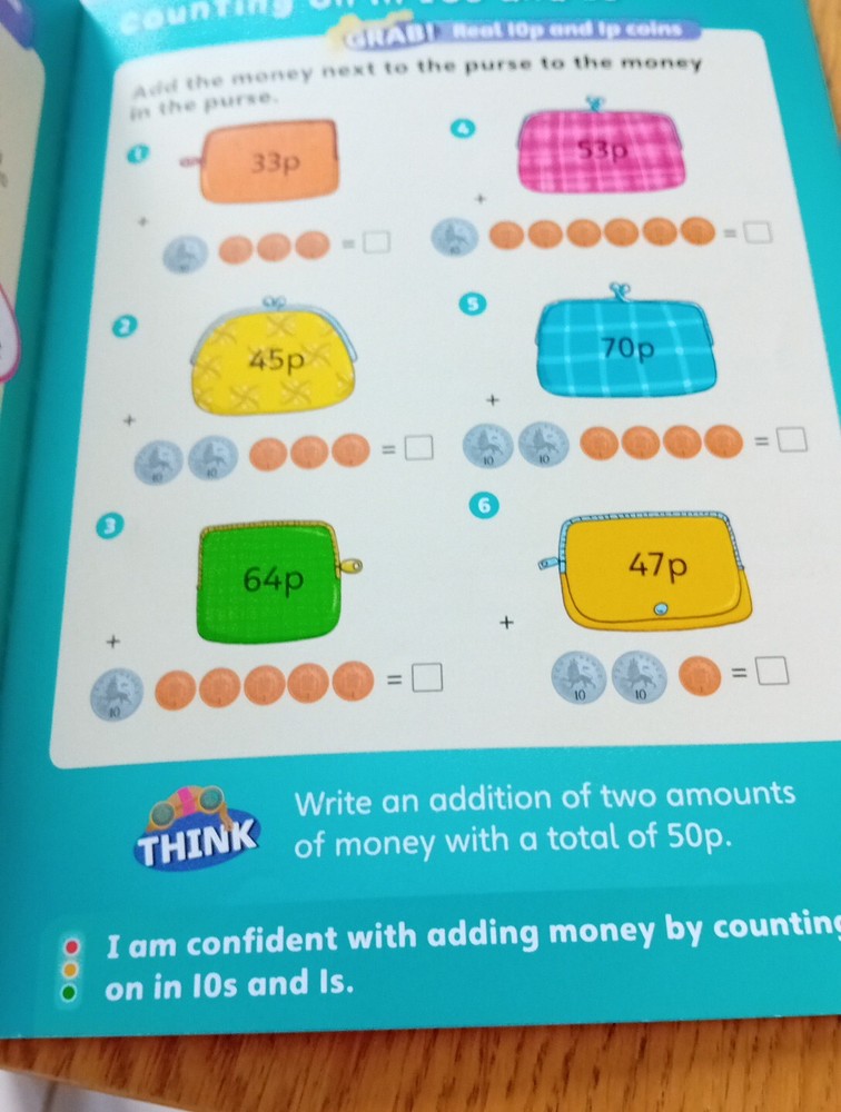 Abacus. Year 2 Textbook Always Learning Educational Maths Problem Solving. Vgc