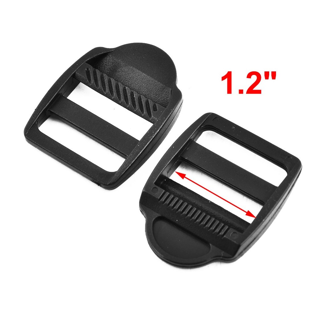 Plastic Adjustable Backpack Fastener Buckle 1.5 Inches Width 4pcs