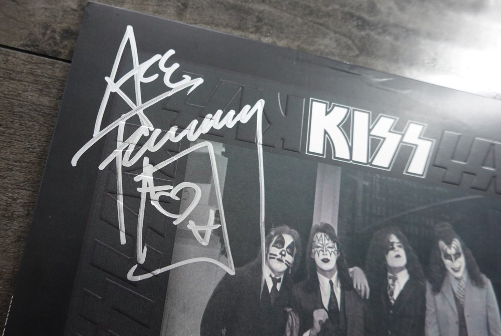 Ace Frehley SIGNED in White Dressed To Kill Vinyl LP Album Autograph KISS