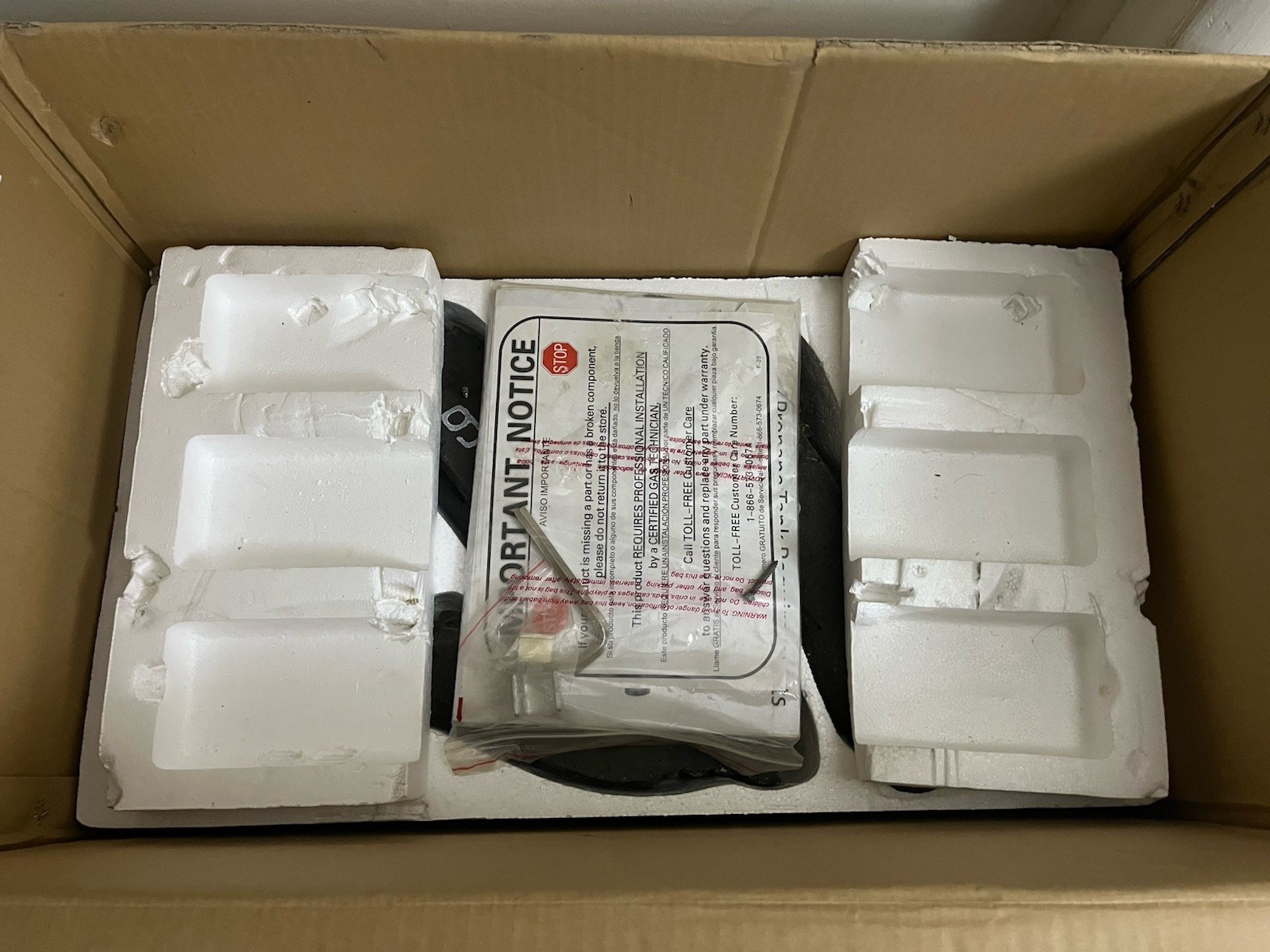 24” Vent-Free Dual Fuel Gas Fireplace Logs Open Box Style Selection