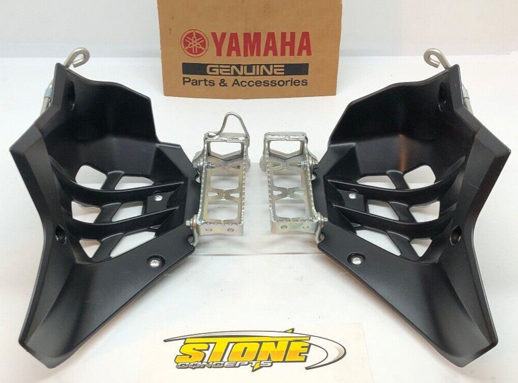 YAMAHA YFZ450R NEW NTO FOOT PEGS HEEL/FOOT GUARDS 2014-2015-2016 14-15-16 20 22