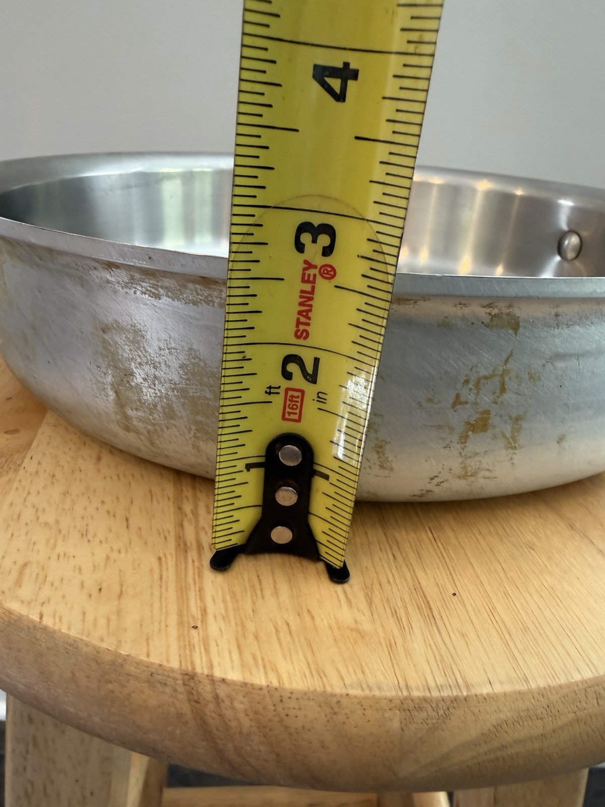 ALL-CLAD 3 Qt 11" Saute Pan Original MASTER CHEF 403 Stainless Vintage *No Lid*