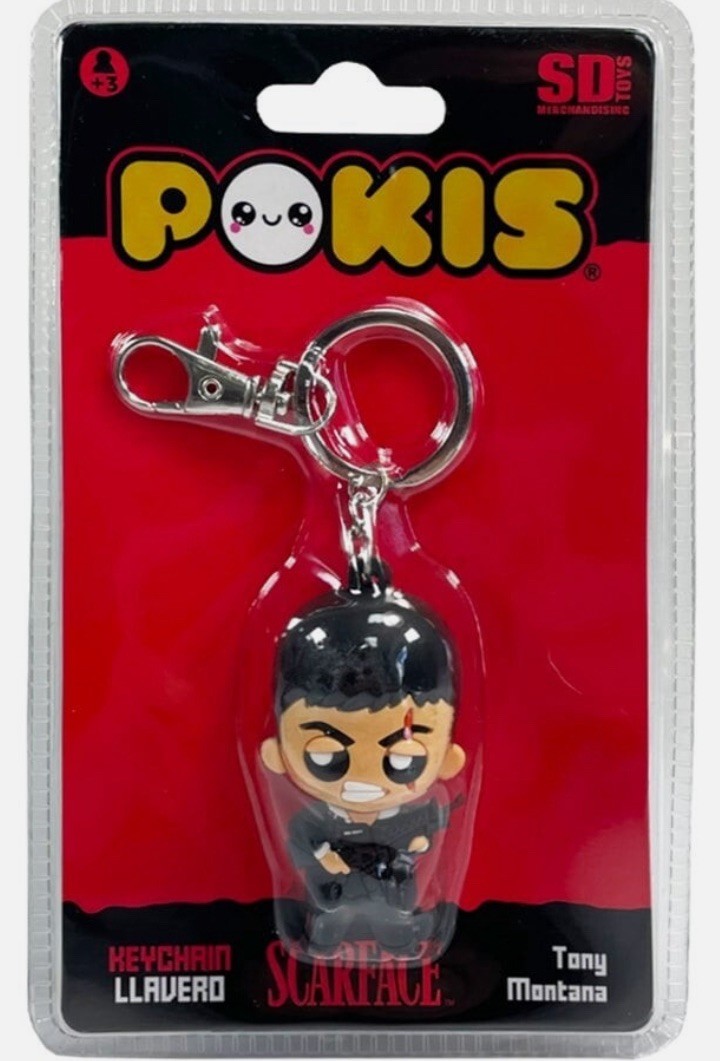 Pokis Scarface Tony Montana Keyring/Keychain.