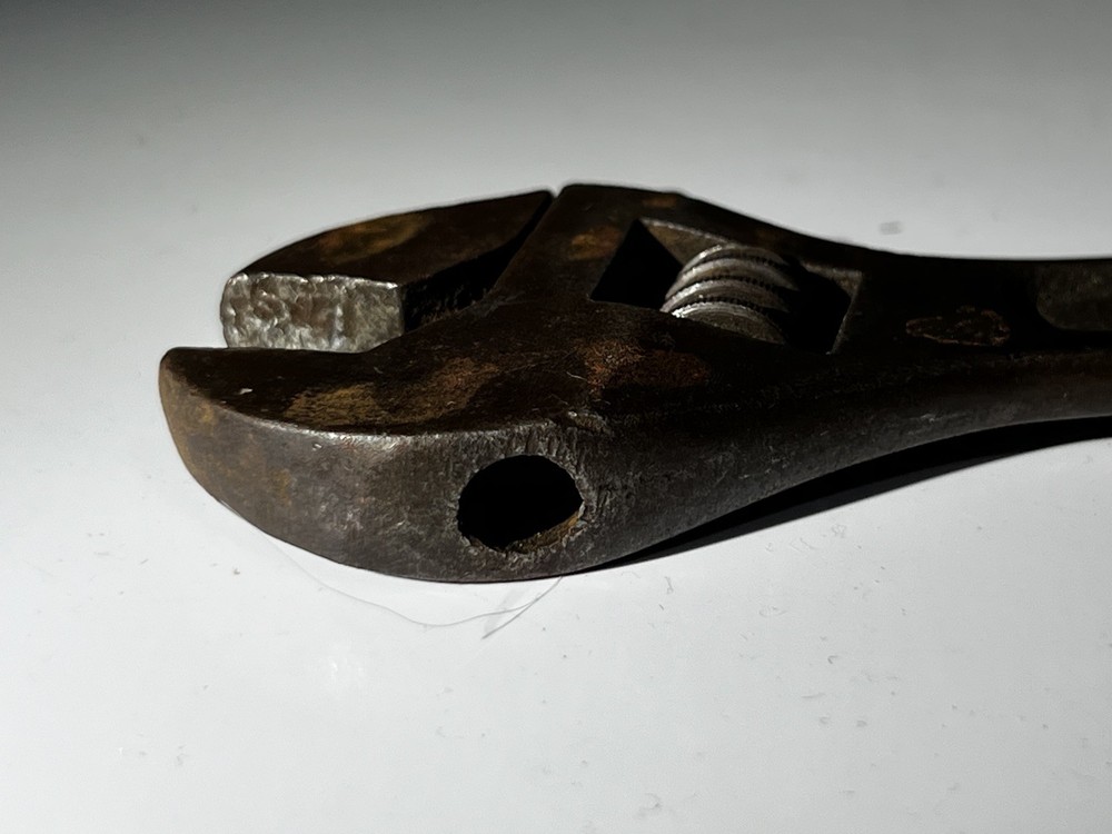 Vintage Adjustable Spanner 6” stamped “Foreign”