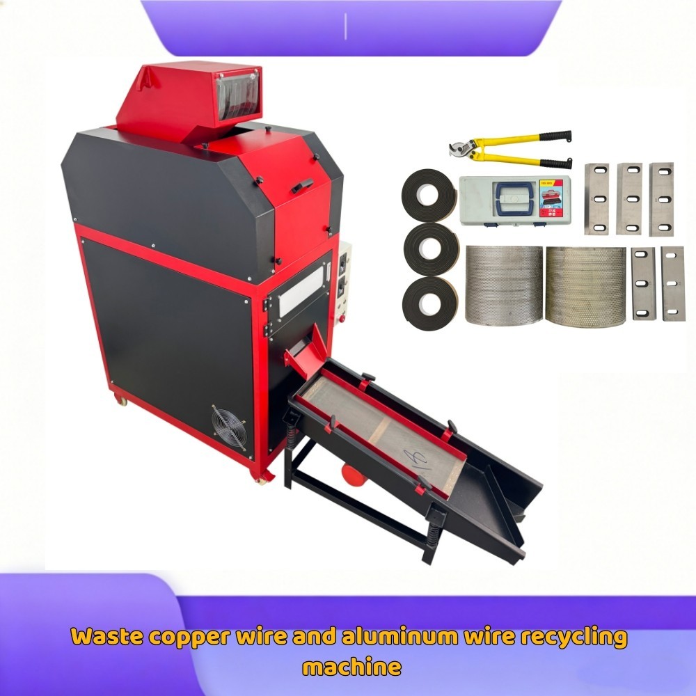 220V Copper Wire Granulator Machine Waste Cable Recycling Copper & Plastic Separ