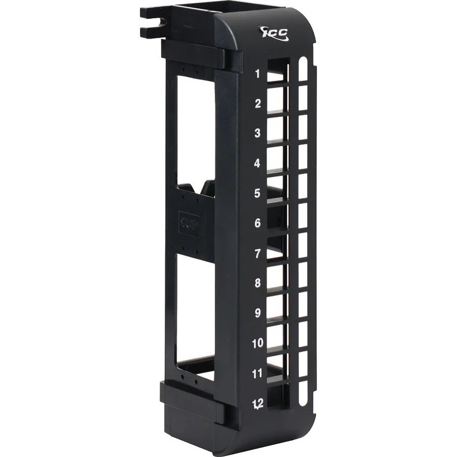 ICC IC107BP12V 12 Port Blank Wall Mount Patch Panel Zero-U